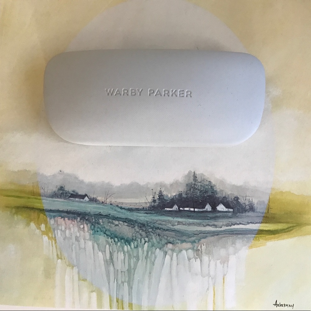 Warby Parker Glass Case w/box