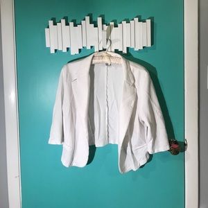 Cropped White Jacket
