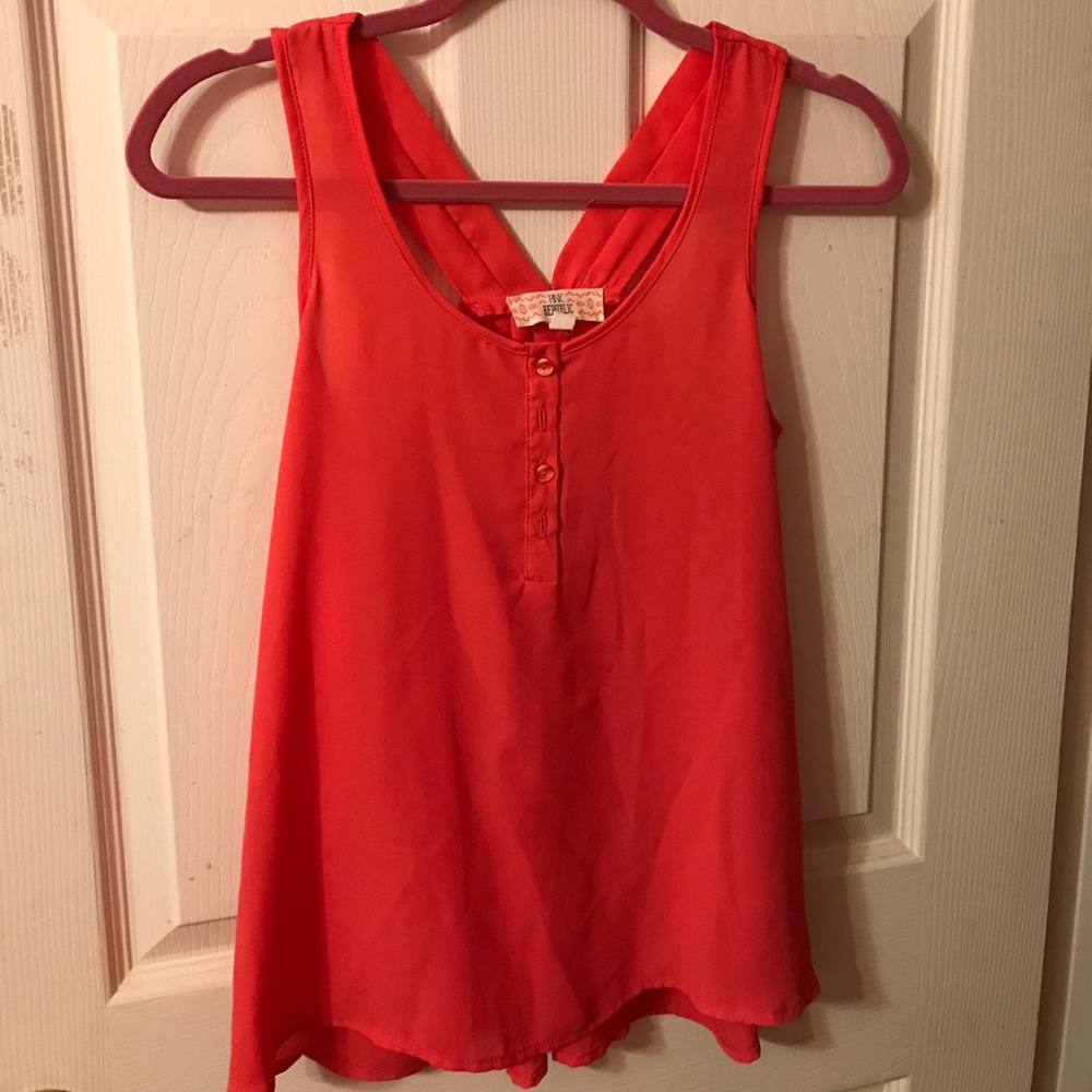Razorback pink blouse
