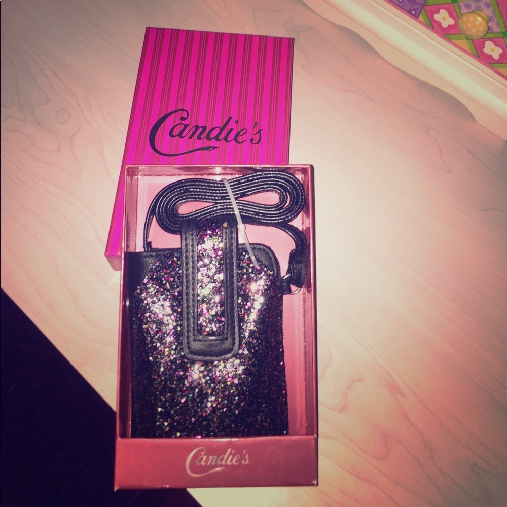 NWT Candie's glittery bag and wallet
