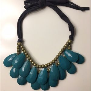 Teal bubble necklace