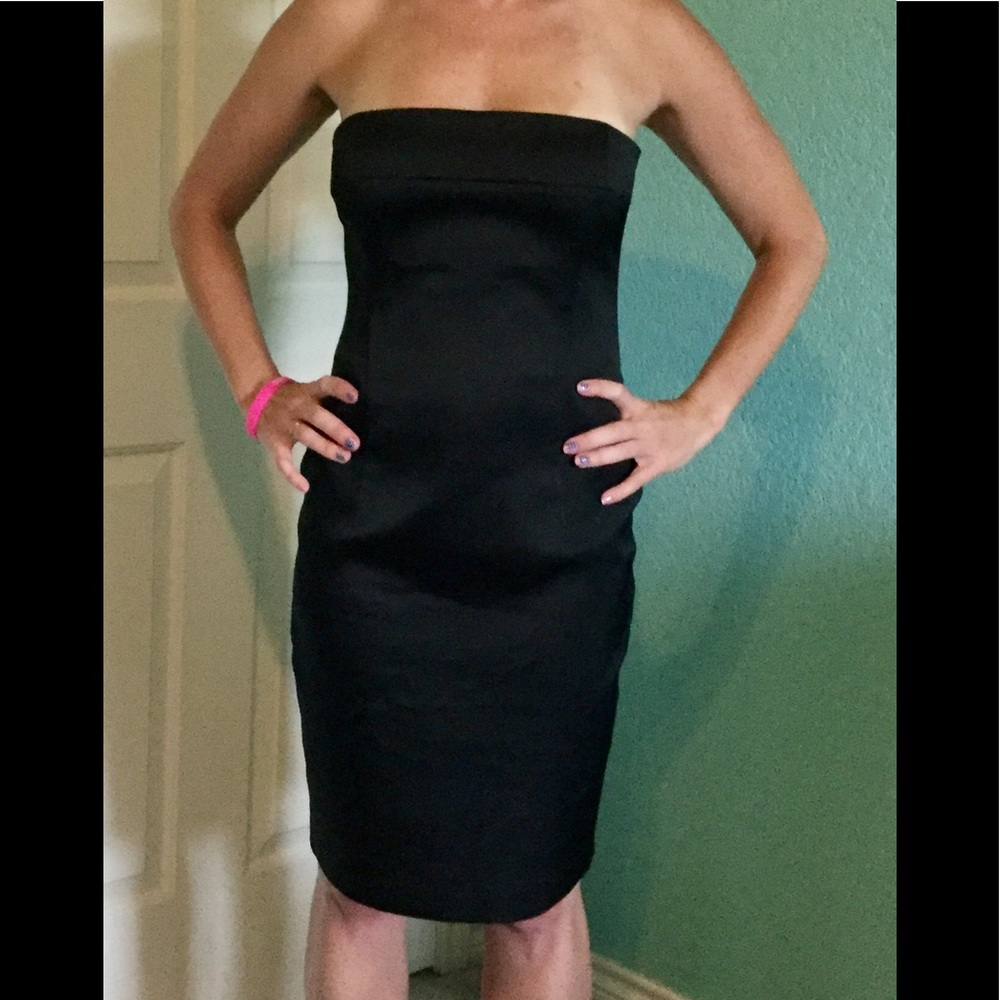 Black Strapless Dress