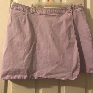 Covington purple cotton spandex comfort skort