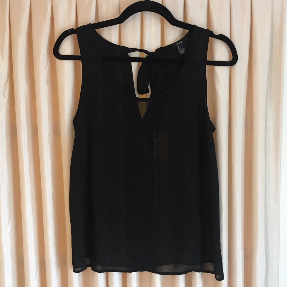 Black Sheer Tank