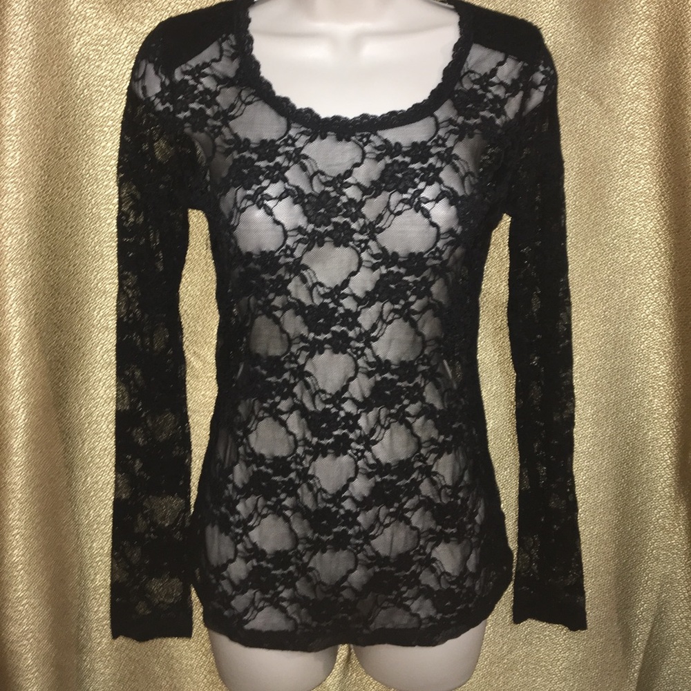 Black Lace forever 21 shirt