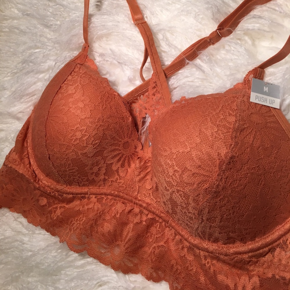 PINK Victoria's Secret lace bralette sz Medium - Picture 2 of 4