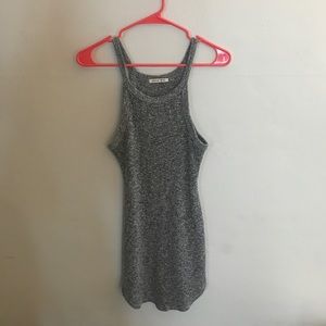 Gray mini dress