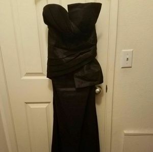 Black glamour gown