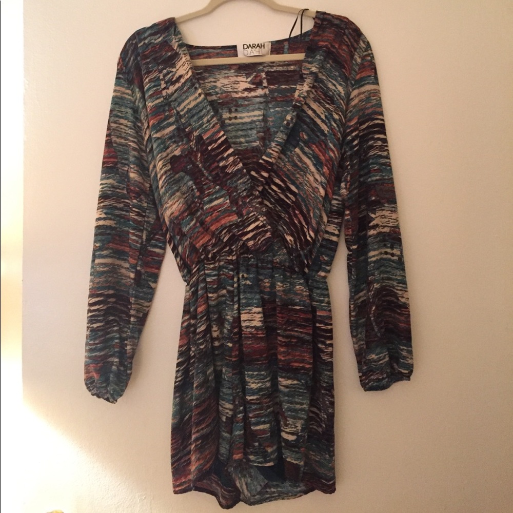 Darah Dahl multi colored romper.