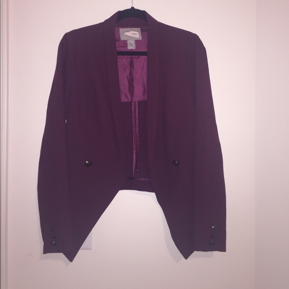 Unique Plum Blazer