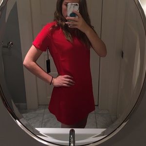 Ruby red lulus dress