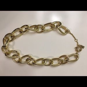 Baublebar gold link necklace