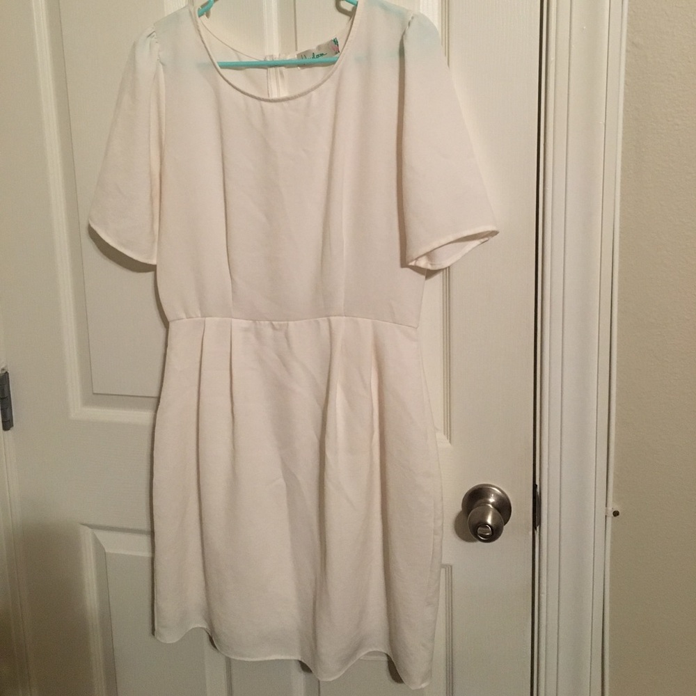 White dress.
