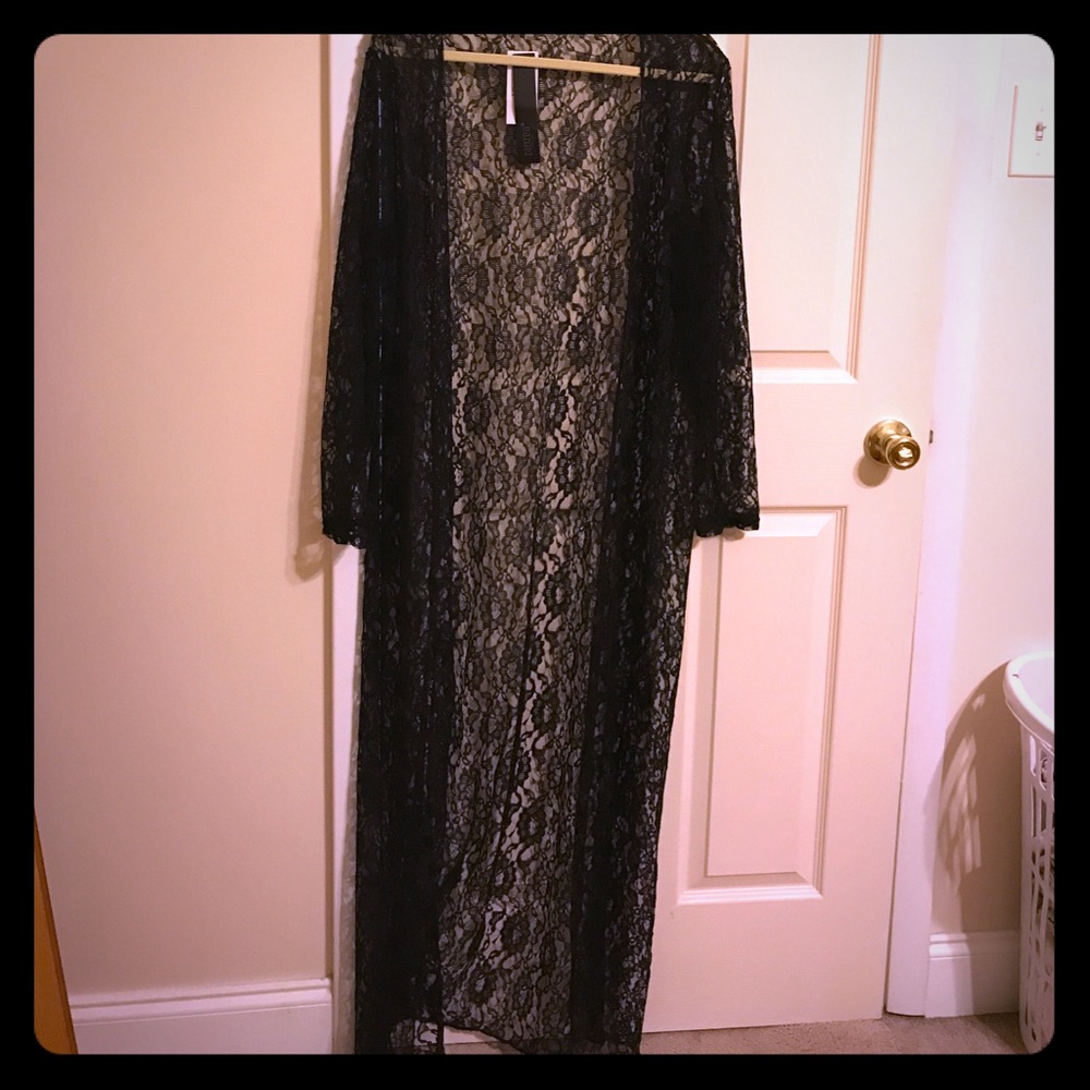 Lace duster