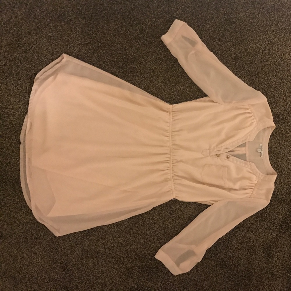 A peach dress from Charlotte Russe