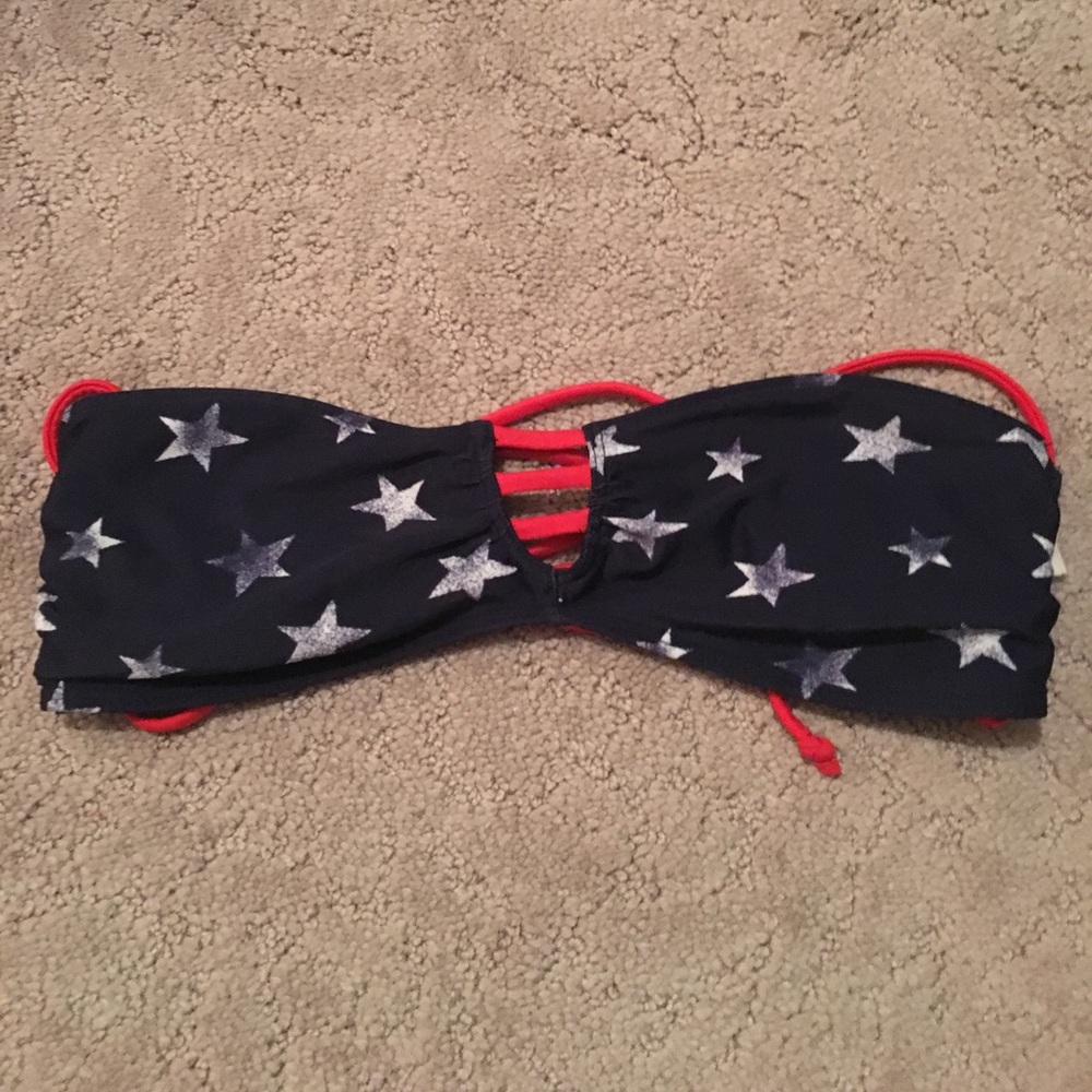 American Flag Bikini Top