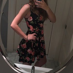Forever 21 flowery skater dress