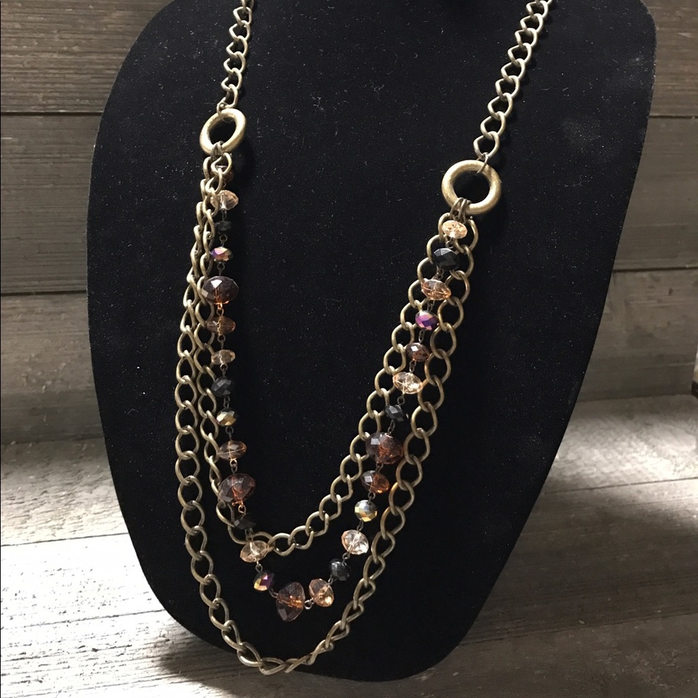 🎈Beaded necklace and earrings