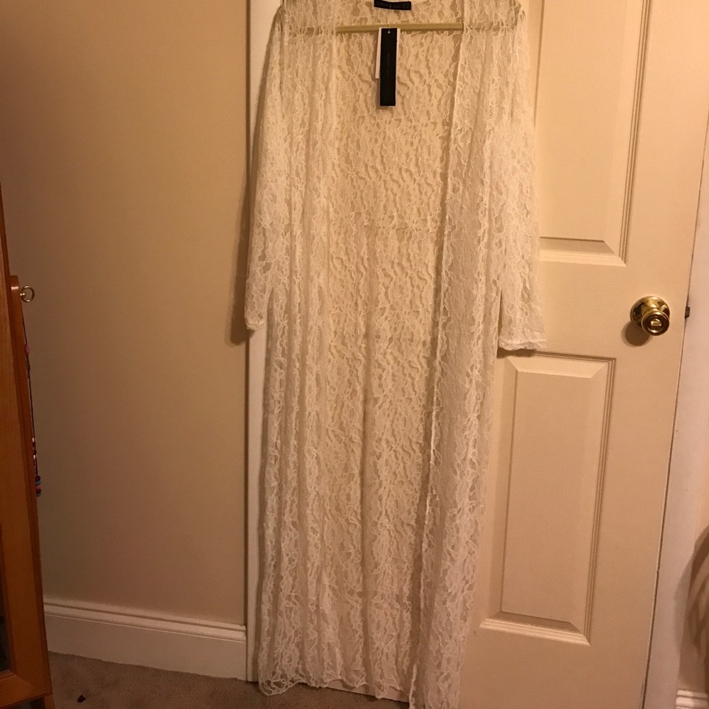Lace duster