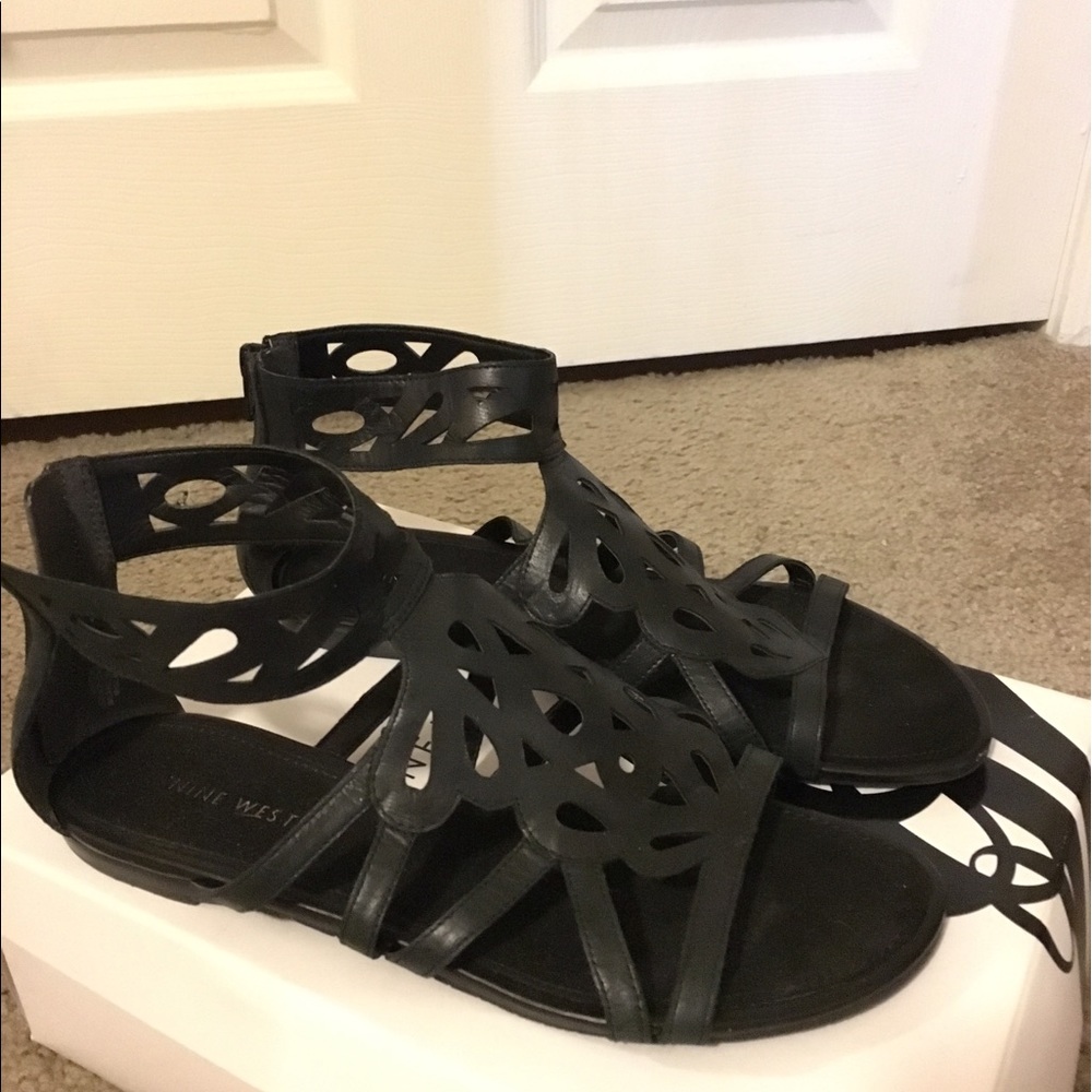 Black Nine West Sandle