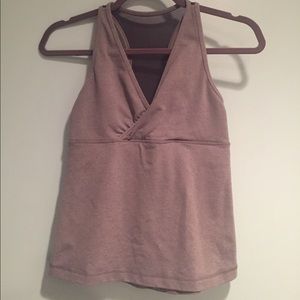 lululemon athletica deep v tank top