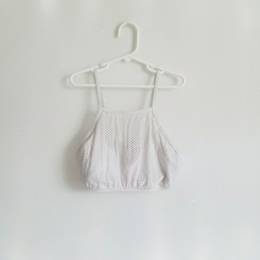 White Bikini Halter Top