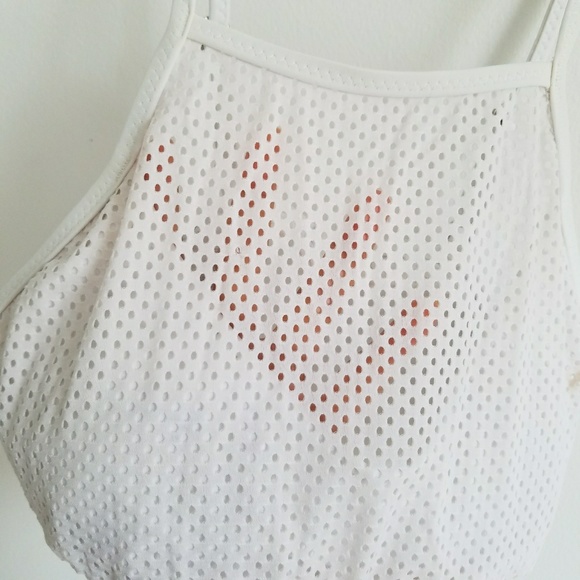 White Bikini Halter Top - Picture 3 of 3