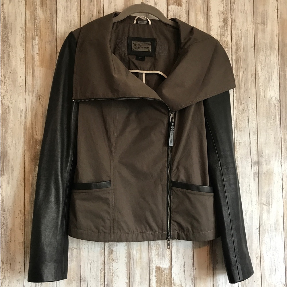 MACKAGE Lindsey Leather trench jacket s Small RARE
