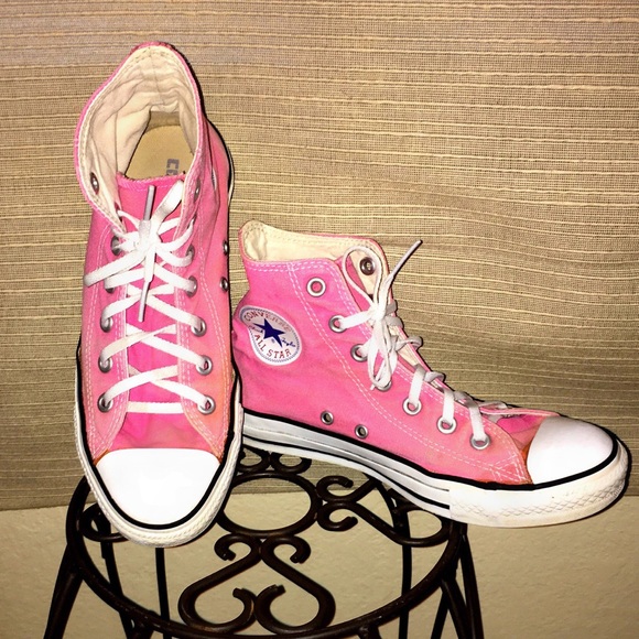 Converse Shoes - Converse High Tops Pink Size 7 1/2