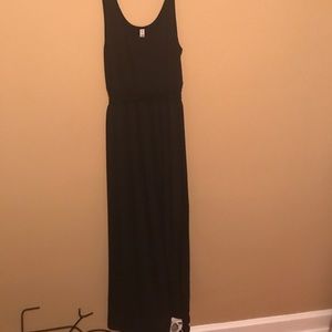 Black maxi dress