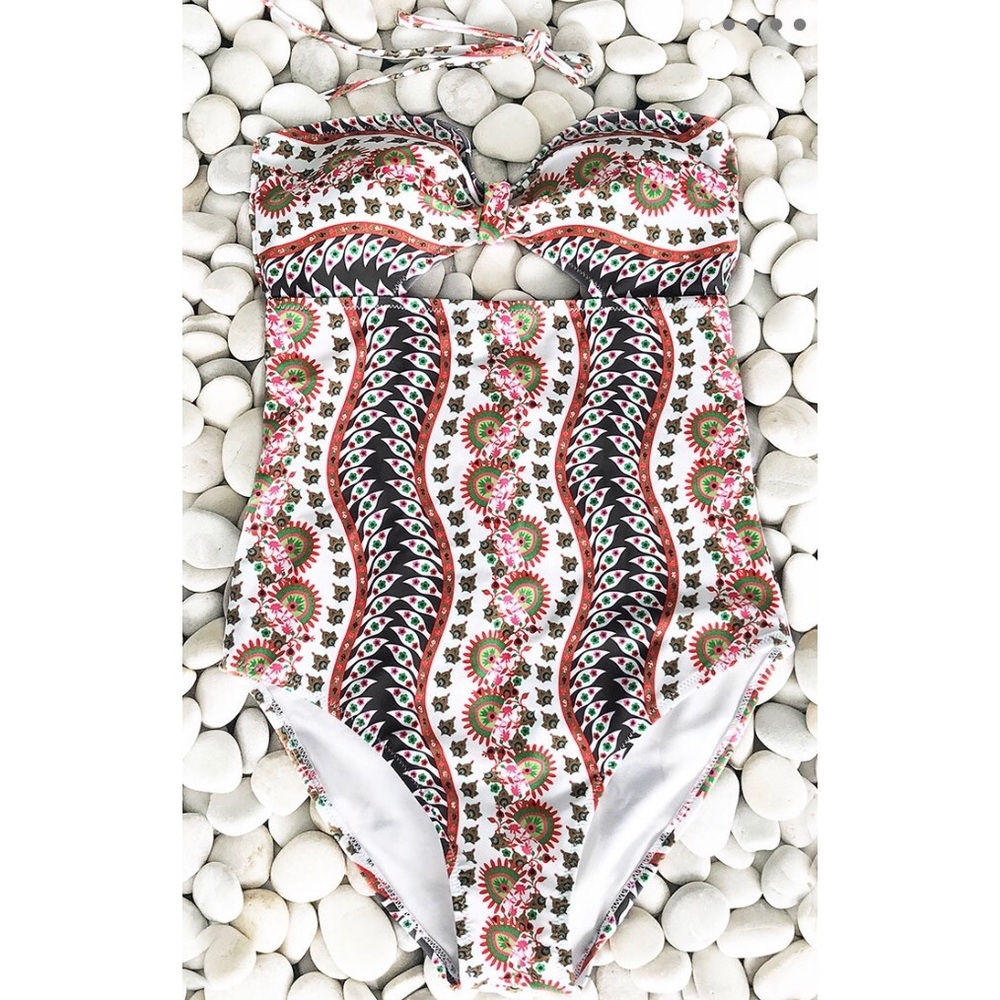 [NWT] Patterned One-Piece Suit