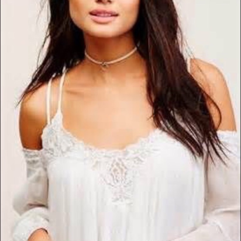 Free People Farrah Chiffon Tunic