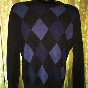 Men's Large Dockers Argyle Crewneck Sweater