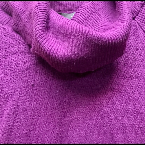 The Limited Purple Cowl Neck Sweater XL - Picture 3 of 4