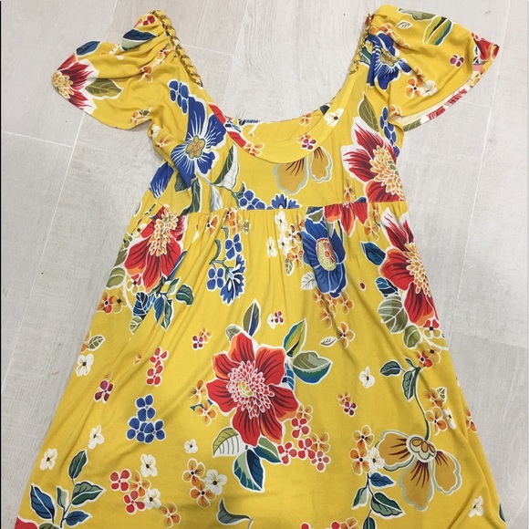 SOLD!! Dolce Gabbana yellow floral party dress!! - Picture 2 of 3