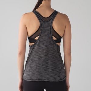 NWT Lululemon glide and stride tank sz 8 charcoal