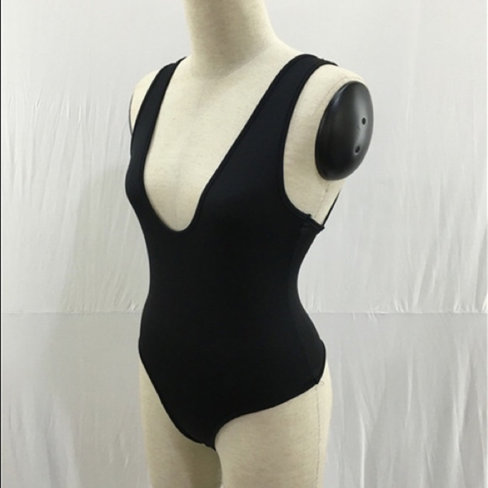 V neck monokini swimsuit - Picture 2 of 4