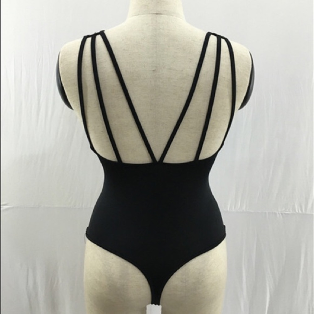 V neck monokini swimsuit - Picture 3 of 4