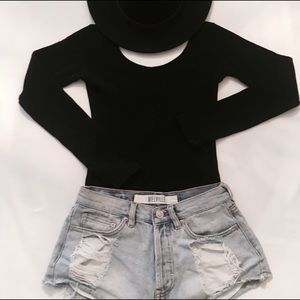 NWOT Brandy Melville Body Suite with Long Sleeves.
