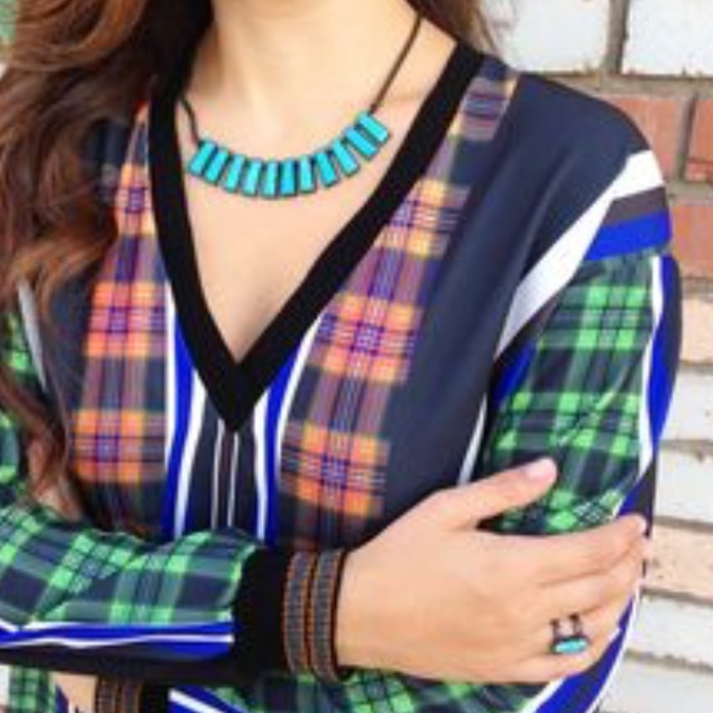 Kendra Scott Angelina Turquoise Magnesite Necklace