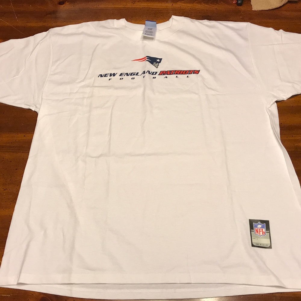Reebok NFL On Field New England White T-Shirt