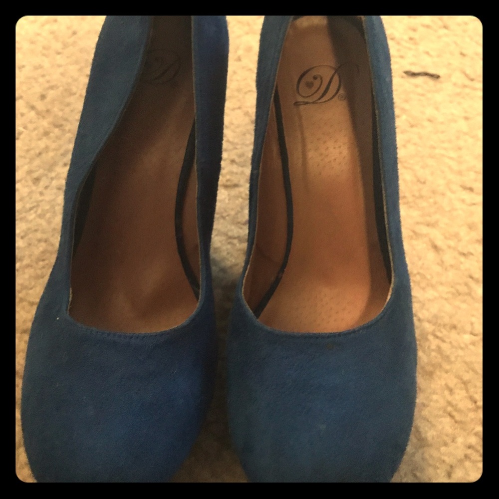 Blue Dollhouse wedges