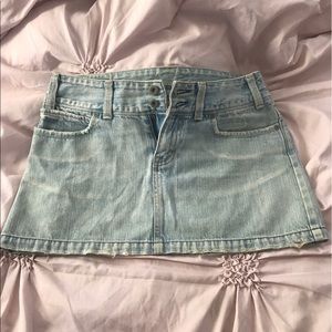 American Eagle Outfitters Distressed Denim Skirt