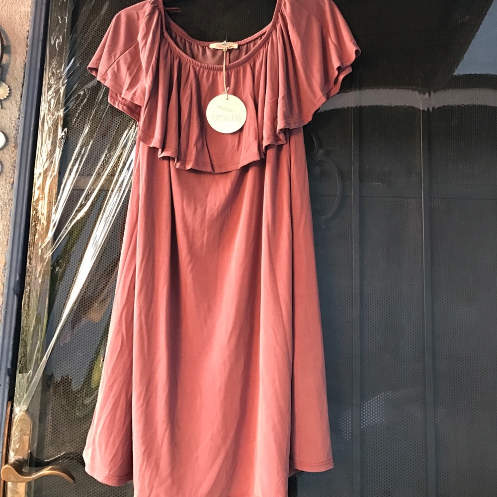 Mauve Flowy Sundress