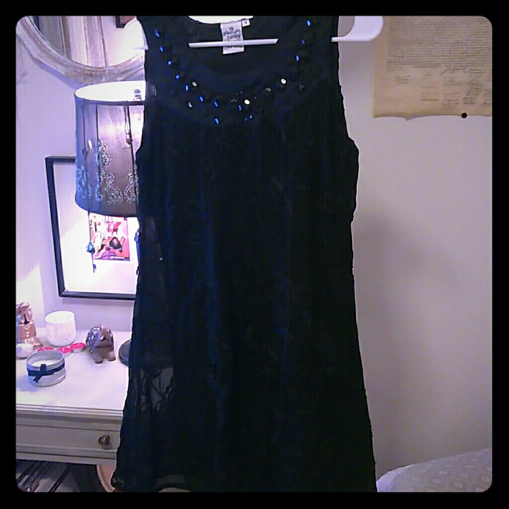 Beautiful black cocktail dress