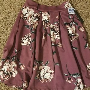 Floral Print Skirt