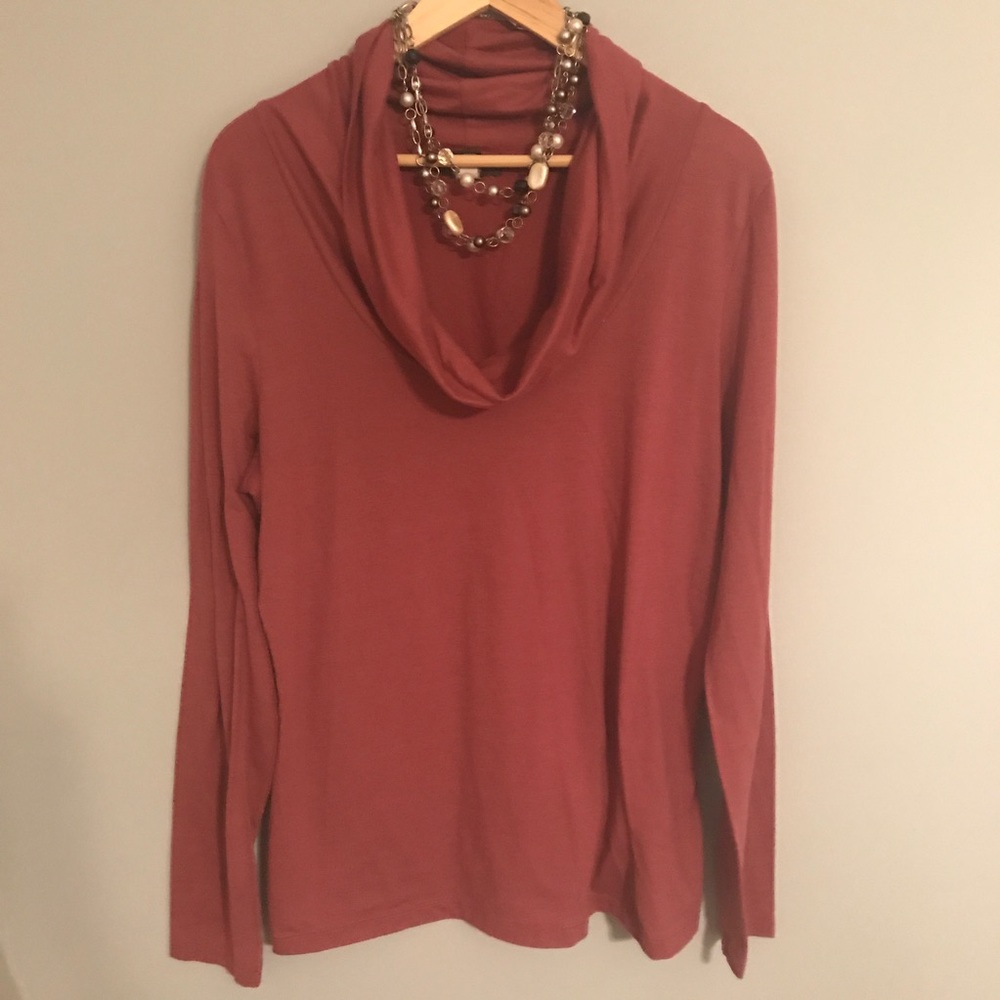 Banana Republic Cowl Neck Long Sleeve T Shirt XL