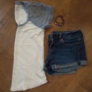 J. Crew Baseball Tee