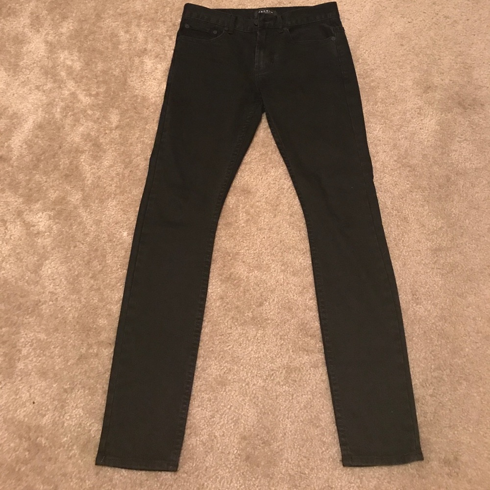 Stacked skinny jeans