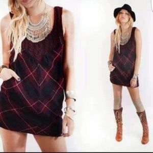 Free People Argyle Dress